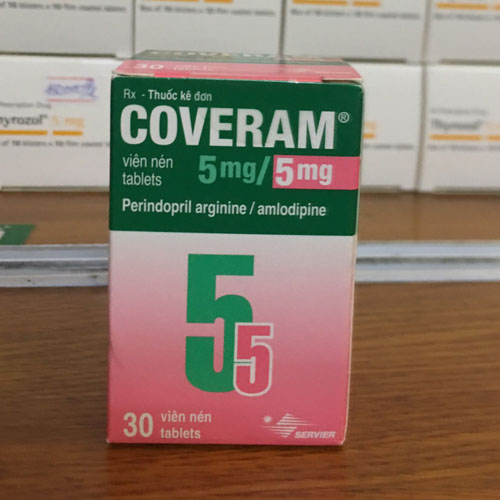 Thuốc điều trị huyết áp Coveram 5mg